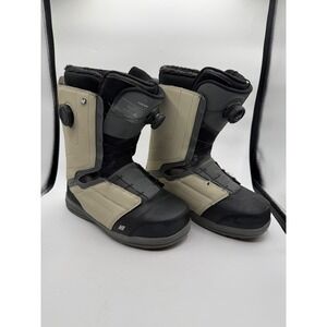 K2 Hanford Mens Snowboard Boots Size 11 Black Tan Dual BOA H4 Coiler B230300402